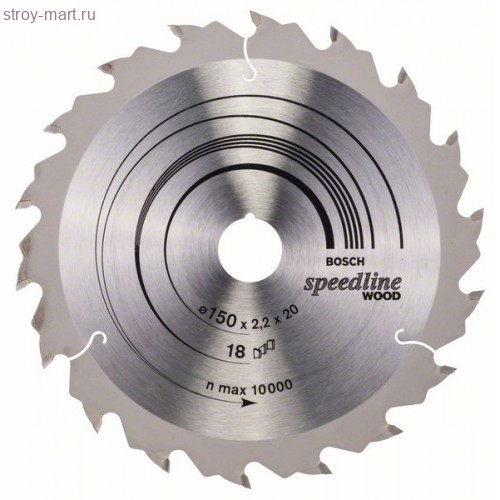 ЦИРКУЛЯРНЫЙ ДИСК 150X20 18 SPEEDLINE - 2608640781