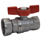 Кран шаровой латунь R752 Ду 15х20 ВР/американка бабочка Giacomini R752X003 Кран шаровой латунь R752 Ду 15х20 ВР/американка бабочка Giacomini R752X003