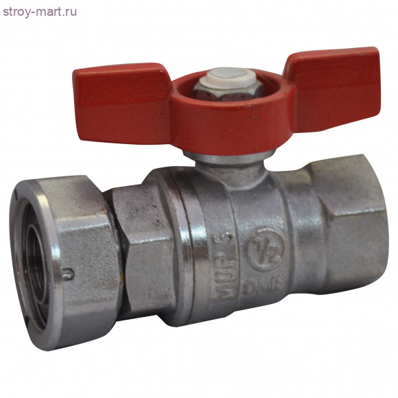 Кран шаровой латунь R752 Ду 15х20 ВР/американка бабочка Giacomini R752X003 Кран шаровой латунь R752 Ду 15х20 ВР/американка бабочка Giacomini R752X003