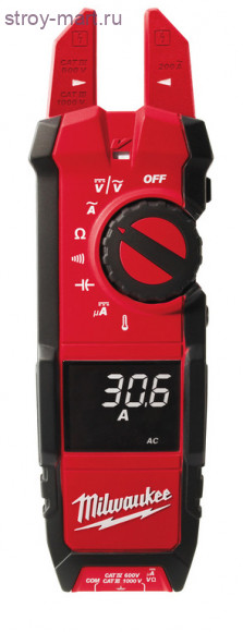 Вилочные токовые клещи MILWAUKEE 2206-40 для работ по вентиляции и кондиционированию 4933416973 Вилочные токовые клещи MILWAUKEE 2206-40 для работ по вентиляции и кондиционированию 4933416973