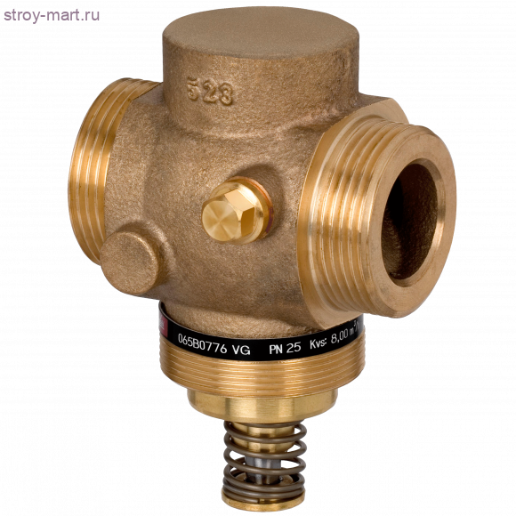 Клапан регулирующий VG Ду 32 Ру25 Kvs=12,5 НР/НР Danfoss 065B0777 Клапан регулирующий VG Ду 32 Ру25 Kvs=12,5 НР/НР Danfoss 065B0777