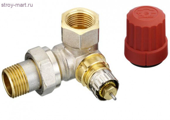 Клапан терморегулятора RA-N левый угловой трехосевой для двухтруб систем никель Ду10 Danfoss 013G0232 Клапан терморегулятора RA-N левый угловой трехосевой для двухтруб систем никель Ду10 Danfoss 013G0232