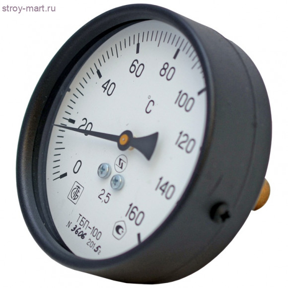 Термометр биметаллический Дк63 L=50мм 160C ТБП-Т Юмас - 011-0262