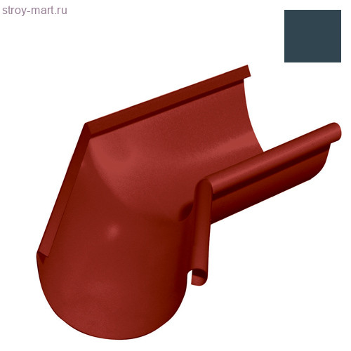 Grandline, Угол желоба внутренний, 135 гр, 125 мм, RAL 7024 серый - С-000103628 Grandline, Угол желоба внутренний, 135 гр, 125 мм, RAL 7024 серый - С-000103628