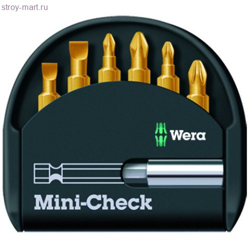 Набор бит Mini-Check TiN PH 056285 - WE-056285 Набор бит Mini-Check TiN PH 056285 - WE-056285