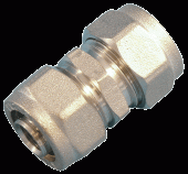 Муфта мп латунь пресс Дн40х26 перех - 027-0424 Муфта мп латунь пресс Дн40х26 перех - 027-0424