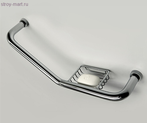 K-1077 Поручень для ванны с мыльницей - 001-0243 K-1077 Поручень для ванны с мыльницей - 001-0243