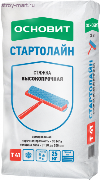 ОСНОВИТ СТАРТОЛАЙН Т-41 25 kg ОСНОВИТ СТАРТОЛАЙН Т-41 25 kg