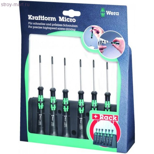 2067/6 Набор отверток TORX BO 118154 - WE-118154 2067/6 Набор отверток TORX BO 118154 - WE-118154