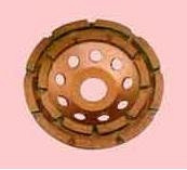 Чашка алмазная шлифовальная,ф125х22.2мм,двурядный - 07125-S