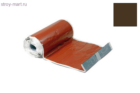 Гладкая лента для примыканий 300х5000мм, свинец, коричневый - С-000115963 Гладкая лента для примыканий 300х5000мм, свинец, коричневый - С-000115963