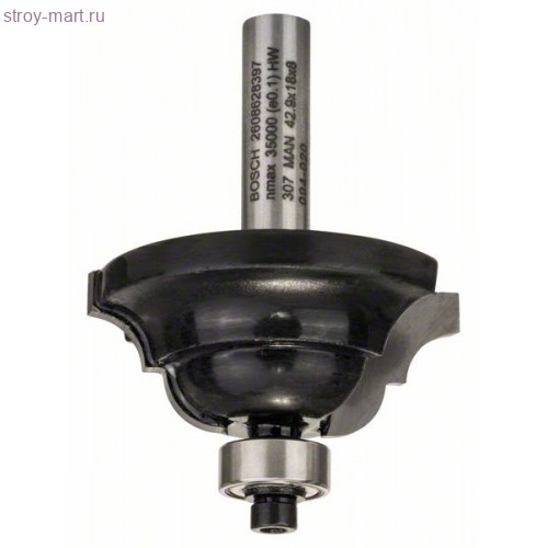 Фреза профиль D Std S8/R6,3/B15/L18 - 2608628397 Фреза профиль D Std S8/R6,3/B15/L18 - 2608628397