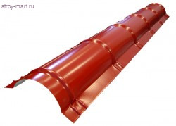 Конек полукруглый Velur 20, L-2м - С-000097947 Конек полукруглый Velur 20, L-2м - С-000097947