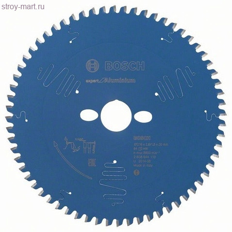 Цирк диск Expert for Aluminium 216x30x2.6/1.8x64T - 2608644110 Цирк диск Expert for Aluminium 216x30x2.6/1.8x64T - 2608644110