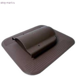 К-17 Вентилятор подкр простр-ва с проходным эл-том для кровли из ГЧ (при монтаже) коричн. - С-000070367 К-17 Вентилятор подкр простр-ва с проходным эл-том для кровли из ГЧ (при монтаже) коричн. - С-000070367