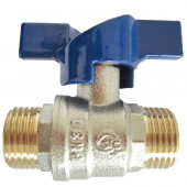 Кран шаровой латунь Solo 1805 Ду 25 НР/НР полный проход бабочка STC 1805 - 1805 Кран шаровой латунь Solo 1805 Ду 25 НР/НР полный проход бабочка STC 1805 - 1805