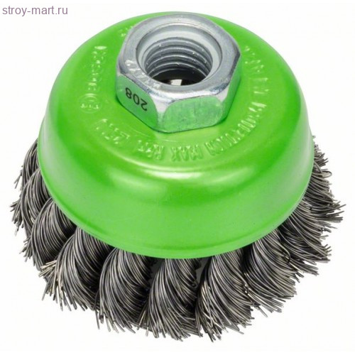 ЩЕТКА ЧАШ М14 0.35X65мм ПУЧКИ INOX - 2608622104 ЩЕТКА ЧАШ М14 0.35X65мм ПУЧКИ INOX - 2608622104