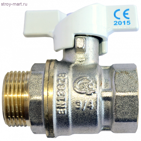 Кран шаровой латунь Faro 1205 Ду 20 ВР/НР бабочка STC 1205 - 4606034047347 Кран шаровой латунь Faro 1205 Ду 20 ВР/НР бабочка STC 1205 - 4606034047347