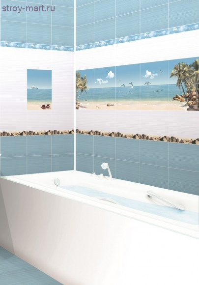 Дельта 2 голубой 12-01-61-561 Плитка напольная 30х30