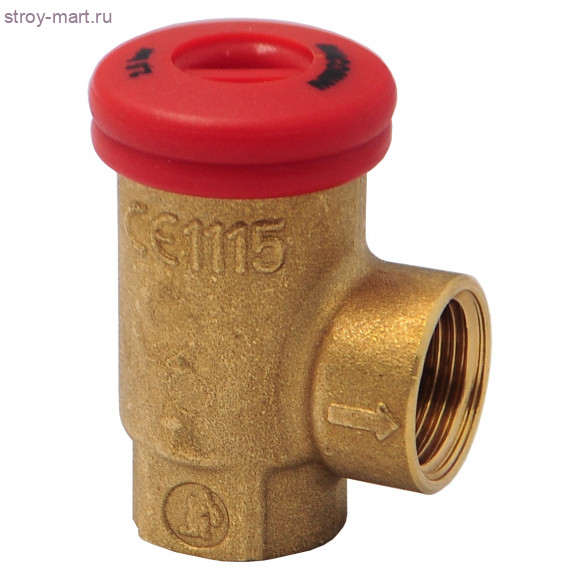 Клапан предохранительный латунь R140 Ду 15 3,5 бар ВР/ВР R140Y005 Giacomini Клапан предохранительный латунь R140 Ду 15 3,5 бар ВР/ВР R140Y005 Giacomini