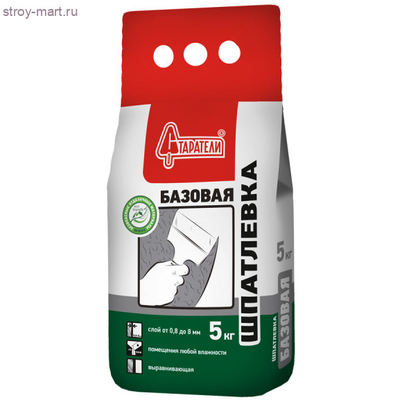 Шпатлевка «Старатели» базовая 5 кг (216 шт/под) - С-000107090