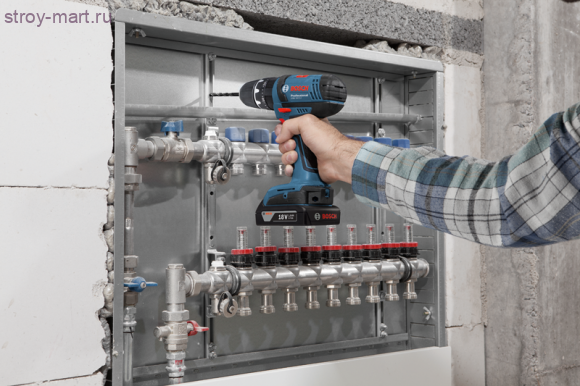 Аккумуляторная ударная дрель-шуруповерт Bosch GSB 18-2-LI Professional - 06019D2302 Аккумуляторная ударная дрель-шуруповерт Bosch GSB 18-2-LI Professional - 06019D2302