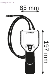 Аккумуляторная инспекционная камера Bosch GIC 120 Professional - 601241100