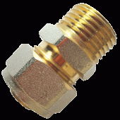 Муфта МП латунь Faro Дн 16х3/4 НР обжим STC 6400 никель - 4606034136690 Муфта МП латунь Faro Дн 16х3/4 НР обжим STC 6400 никель - 4606034136690