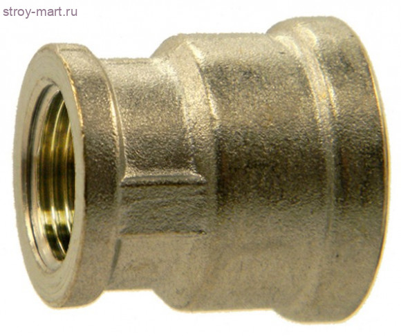 Муфта латунь переходн Ду 25х15 ВР - 027-8254