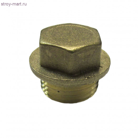 Заглушка латунь Ду 15 НР аналог STC - 027-8185 Заглушка латунь Ду 15 НР аналог STC - 027-8185