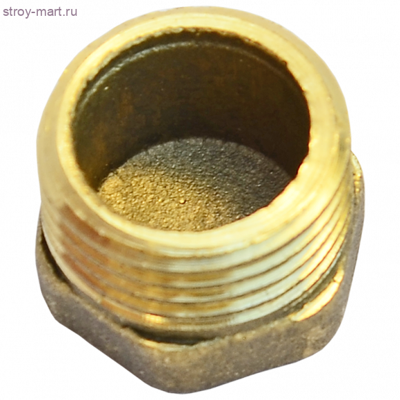 Заглушка латунь Ду 15 НР аналог STC - 027-8185 Заглушка латунь Ду 15 НР аналог STC - 027-8185