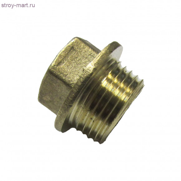 Заглушка латунь Ду 15 НР аналог STC - 027-8185 Заглушка латунь Ду 15 НР аналог STC - 027-8185