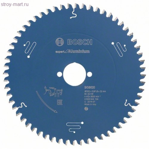 Цирк диск Expert for Aluminium 200x32x2.8/1.8x60T - 2608644104 Цирк диск Expert for Aluminium 200x32x2.8/1.8x60T - 2608644104