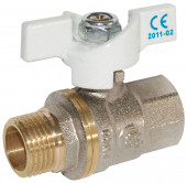 Кран шаровой латунь Faro 1205 Ду 25 ВР/НР бабочка STC 1205 - 4606034047354 Кран шаровой латунь Faro 1205 Ду 25 ВР/НР бабочка STC 1205 - 4606034047354