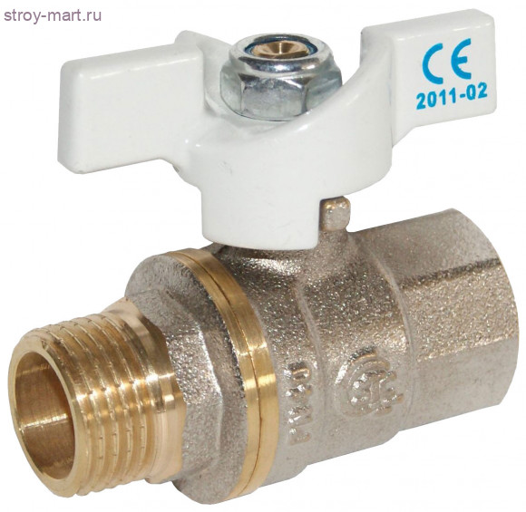 Кран шаровой латунь Faro 1205 Ду 25 ВР/НР бабочка STC 1205 - 4606034047354 Кран шаровой латунь Faro 1205 Ду 25 ВР/НР бабочка STC 1205 - 4606034047354