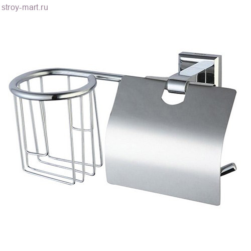 Бумагодержатель правый с подставкой под освежитель «Bergen», арт.BE90R624 - С-000134628 Бумагодержатель правый с подставкой под освежитель «Bergen», арт.BE90R624 - С-000134628