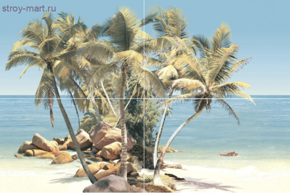 Mauritius Панно P4-1D138 60х40 (из 4-х пл.) Mauritius Панно P4-1D138 60х40 (из 4-х пл.)