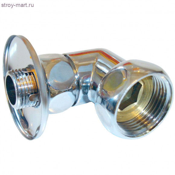 Соединитель для полотенцесушителя латунь Ду 20 НР/нак. гайка угл хром 5913 - 4606034154571 Соединитель для полотенцесушителя латунь Ду 20 НР/нак. гайка угл хром 5913 - 4606034154571