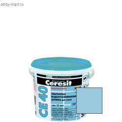 Се40 2кг Затирка эл. вод. против. (голубая) (12 шт/уп.) - С-000041454 Се40 2кг Затирка эл. вод. против. (голубая) (12 шт/уп.) - С-000041454