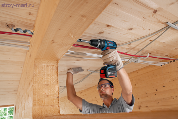 Аккумуляторная ударная дрель-шуруповерт Bosch GSB 14,4 V-LI Professional - 060186700D Аккумуляторная ударная дрель-шуруповерт Bosch GSB 14,4 V-LI Professional - 060186700D