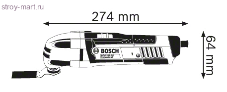 Универсальный резак Bosch GOP 250 CE Professional - 601230000 Универсальный резак Bosch GOP 250 CE Professional - 601230000