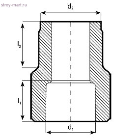 Муфта PP-R переходн белый Дн 40х32 Firat - 4606034124710 Муфта PP-R переходн белый Дн 40х32 Firat - 4606034124710