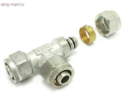 Тройник МП латунь Дн 50 пресс Comap 7130101 - 027-0457 Тройник МП латунь Дн 50 пресс Comap 7130101 - 027-0457