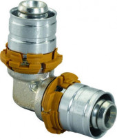 Угольник МП латунь MLC Дн 20 пресс Uponor 1014724 - 027-6742