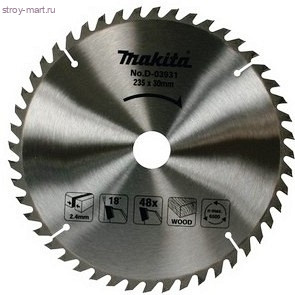 Диск пильный,ф165х20х2.4мм,48зуб,д\компазита - B-10344 Диск пильный,ф165х20х2.4мм,48зуб,д\компазита - B-10344