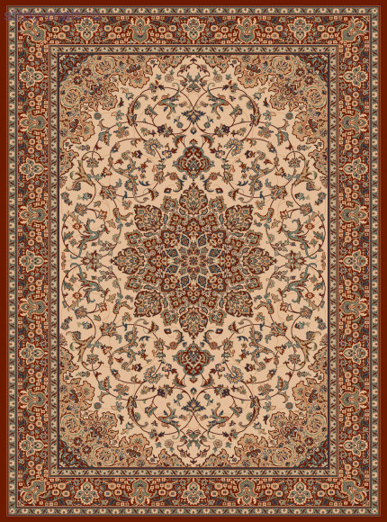 Devos Caby Ковер Isphahan 77983 Ivory/Red 0,8х1,5 м Devos Caby Ковер Isphahan 77983 Ivory/Red 0,8х1,5 м