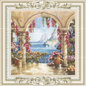 Afina Melisa Панно (из 3-х плиток) 75х75