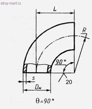 Отвод сталь шовный крутоизогнутый 90гр оц Ду 15 (Дн 21,3х2,2) под приварку ТУ 1468-001-00218182-2005 - 027-1934 Отвод сталь шовный крутоизогнутый 90гр оц Ду 15 (Дн 21,3х2,2) под приварку ТУ 1468-001-00218182-2005 - 027-1934