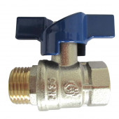 Кран шаровой латунь Solo 1803 Ду 25 ВР/НР полный проход бабочка STC 1803 Кран шаровой латунь Solo 1803 Ду 25 ВР/НР полный проход бабочка STC 1803