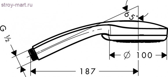 Ручной душ Croma 100 Multi, ?’ Croma 100 28536000